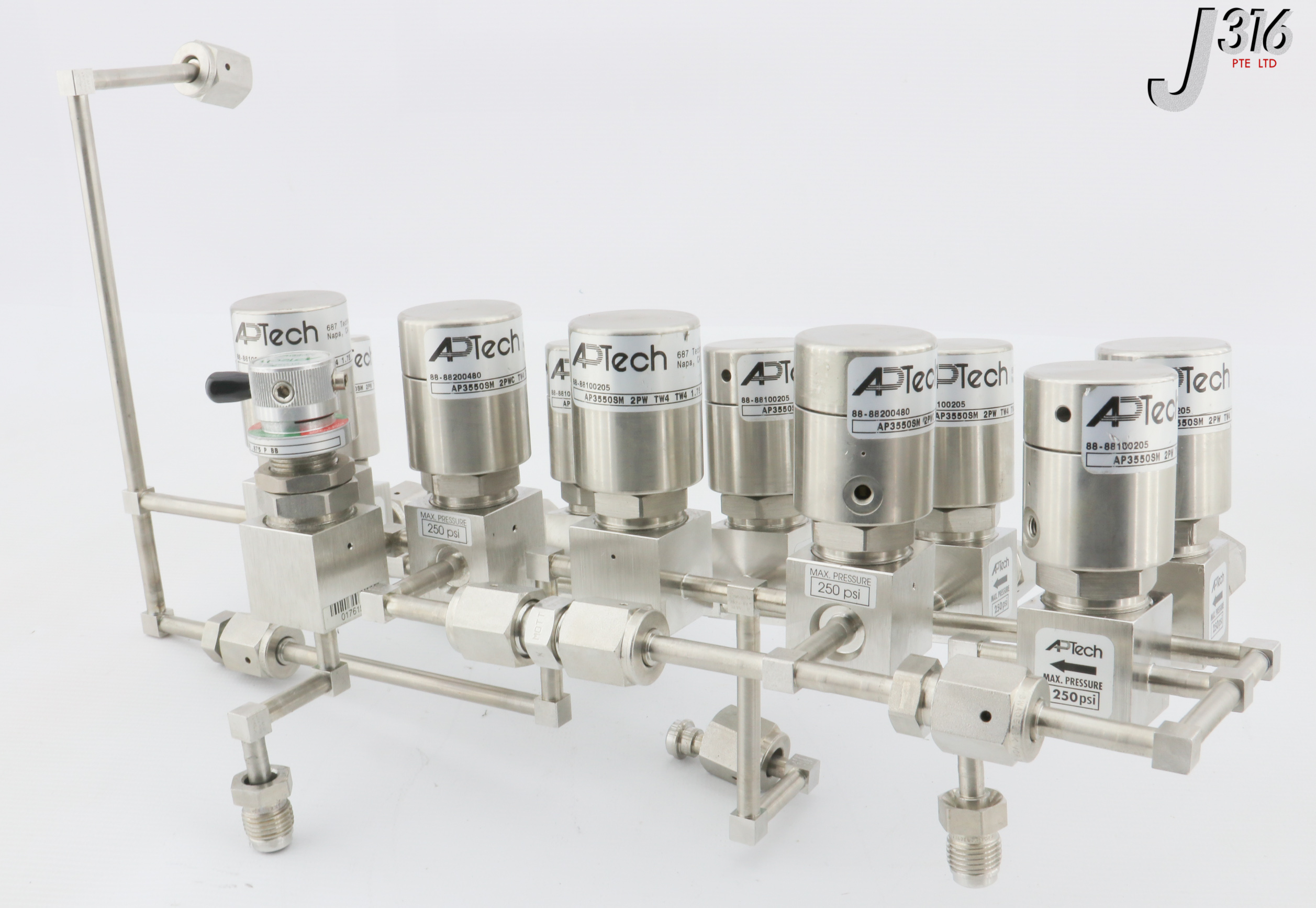 専用3 29024 APTECH 10-WAY MANIFOLD VALVE ASSY, 12 VALVES AP3550SM 2PW